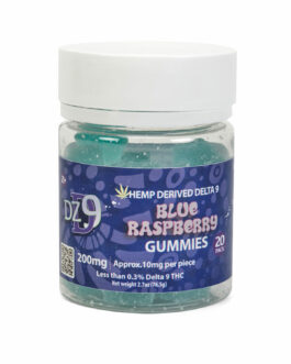 DZD9 Blue Raspberry 200mg Gummies