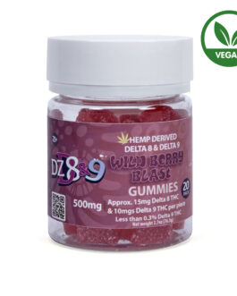 DZD8&9 Wild Berry Blast 500mg Gummies