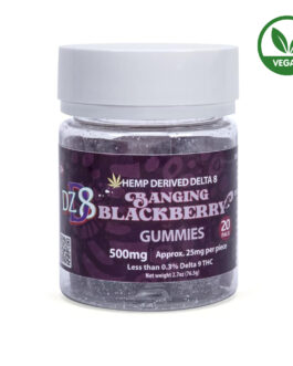 DZD8 Banging Blackberry 500mg Gummies