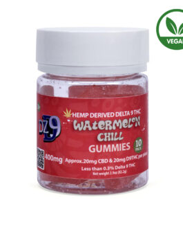 DZD9 Watermelon Chill ▲9+CBD 400mg Gummies